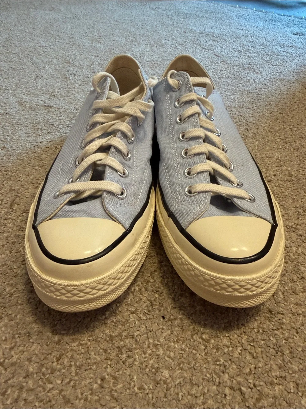 Converse light blue